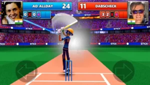 Stick Cricket Live MOD APK v2.1.7 Download 2024 Updated [Auto Perfect Hit, Menu] 1