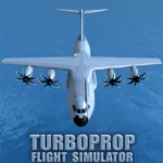 Turboprop Flight Simulator 3D Logo