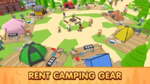 Camping Tycoon MOD APK v1.6.22 Download 2023 [Unlimited Money] 1