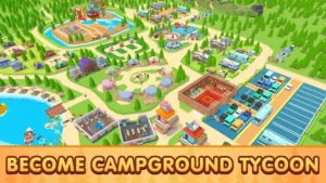 Camping Tycoon MOD APK v1.6.22 Download 2023 [Unlimited Money] 3